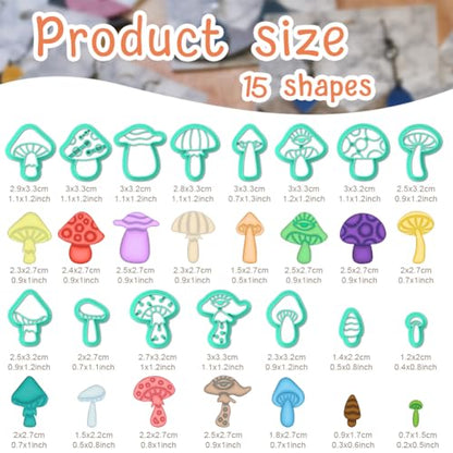Mushroom Clay Cutters