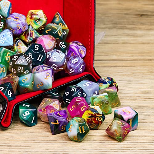 8 Sets Polyhedral Dice D&D (9.87 Ounce)
