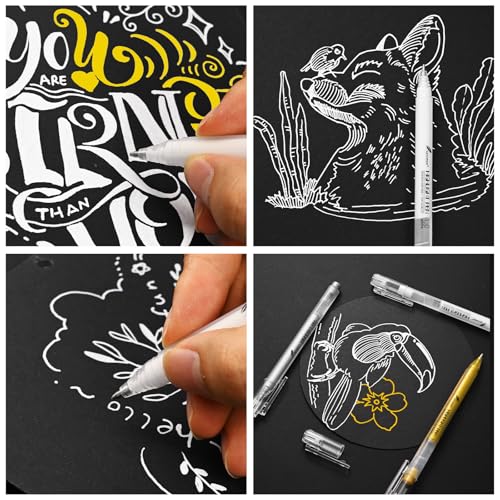 Silver Gel Pens (3 Count)