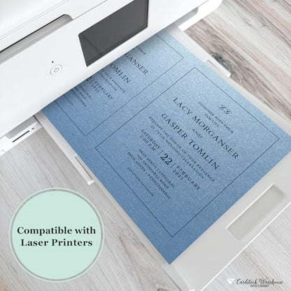 Cardstock Warehouse Stardream Vista Blue Cardstock Paper (25 Count)