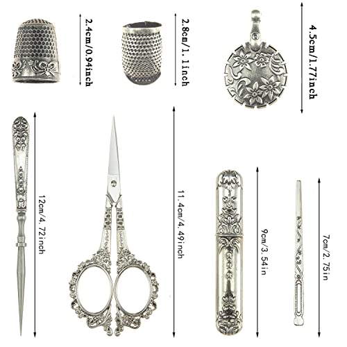 Vintage Embroidery Scissors Set