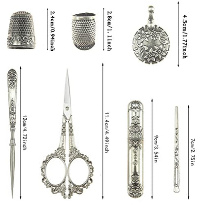 Vintage Embroidery Scissors Set