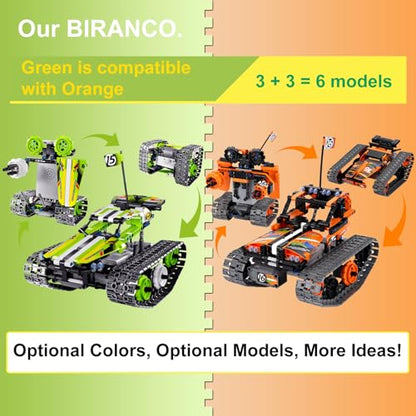 Remote Control Tracked 3in1 Stunt Racer Building Kit
