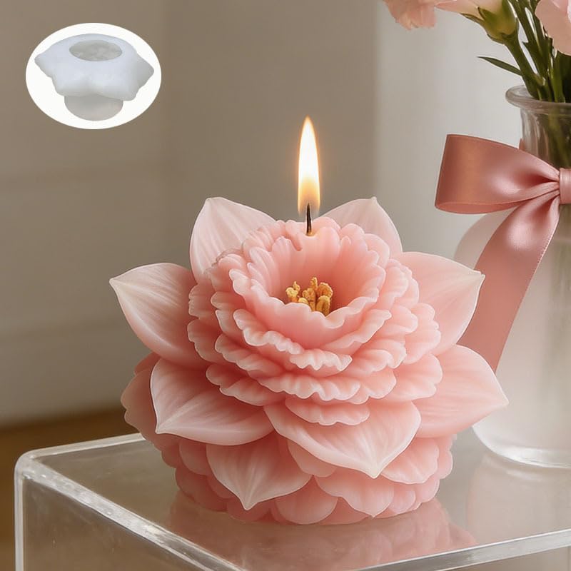 Flower Resin Casting Molds for Candle Making