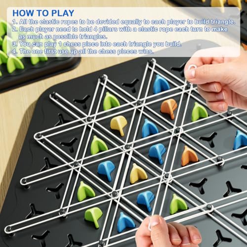 Chain Triangle Chess Game (50 Count)