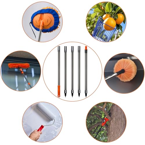 5 PCS Total 6.5 Ft Extension Pole