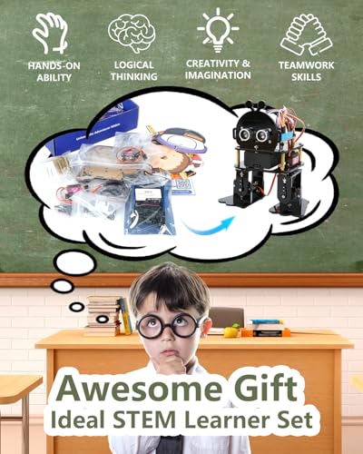 Biped Robot Kit STEM Toys Science Kit for Kids
