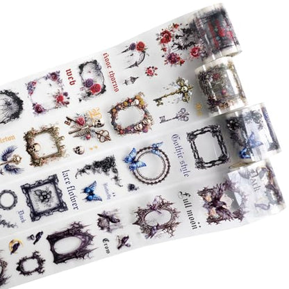 Night Poem Gothic PET Tape Set (4 Count)