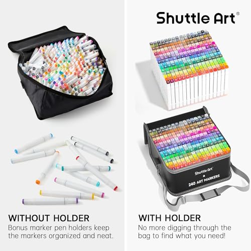 240 Colors Alcohol Markers (240 Count)