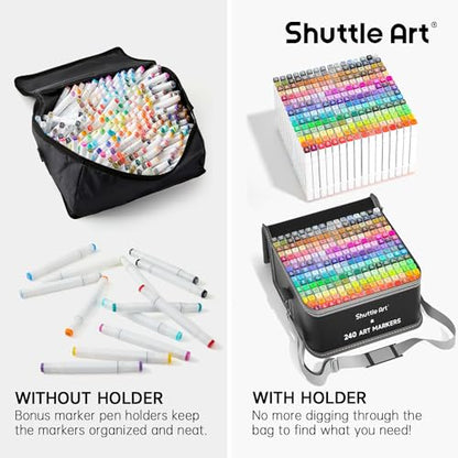 240 Colors Alcohol Markers (240 Count)