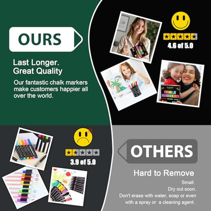 Liquid Chalk Markers for Blackboard (8 Count)