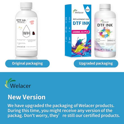 DTF Ink White 500ml Heat Transfer Ink Refill ET (169.1 Fl Oz)