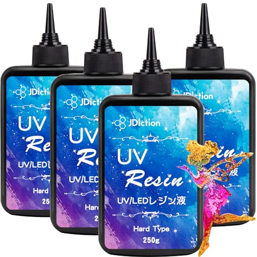 UV Resin 1000g Ultra Clear Hard Type for Jewelry Making (169.07 Fl Oz)