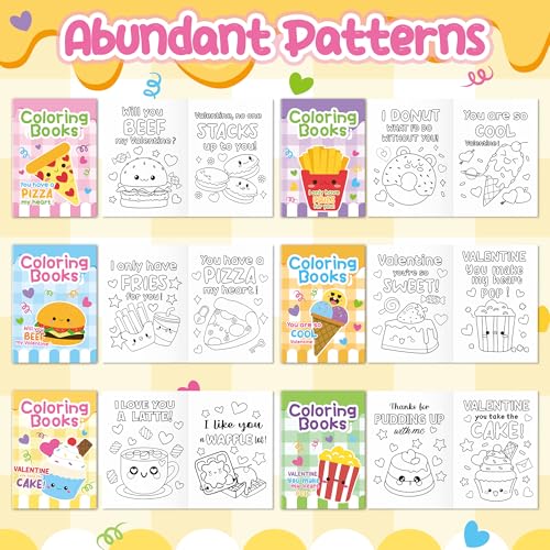 Valentine’s Day Coloring Books (24 Count)