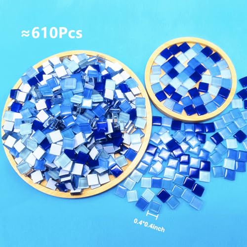 500G 1.1LB Bulk Crystal Mosaic Tiles (17.6 Ounce)