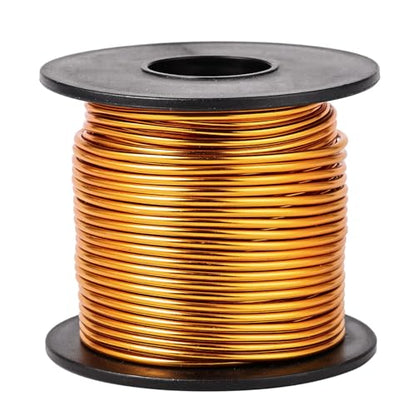 75FT 16 Gauge Bendable Dark Gold Aluminum Craft Wire for DIY Jewelry Making (75 Foot)