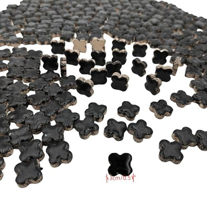 500g 1.1lb Random Color Irregular Ceramics Mosaic Tiles (16 Ounce)