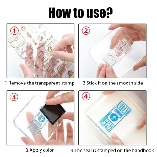 6 Pack Clear Stamp Blocks (6 Count)