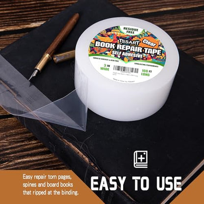 Clear Book Repair Tape