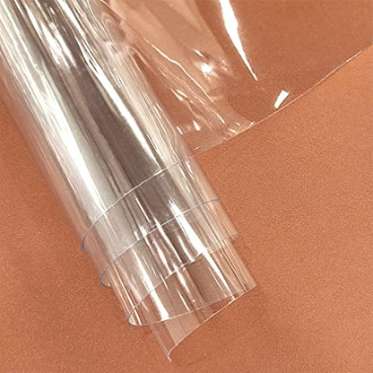 HYANG Transparent PVC Super Clear Holographic Vinyl Sheets 1 Roll 11.8''x47''