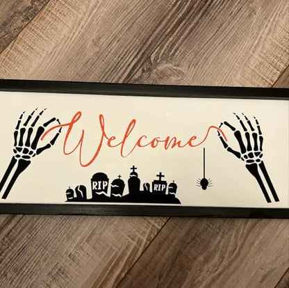 Halloween Stencils for Door Mats Large Halloween Doormat Stencils