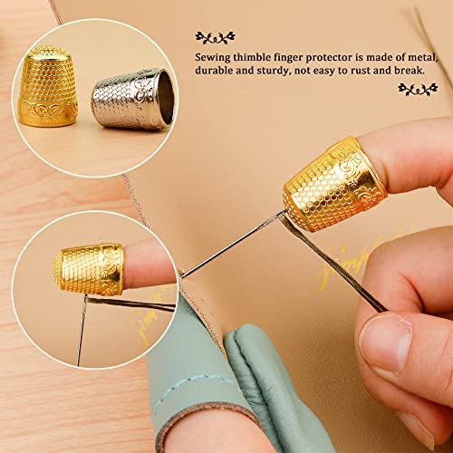 10 Pcs Sewing Thimbles for Hand Sewing