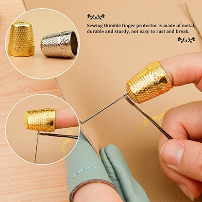10 Pcs Sewing Thimbles for Hand Sewing
