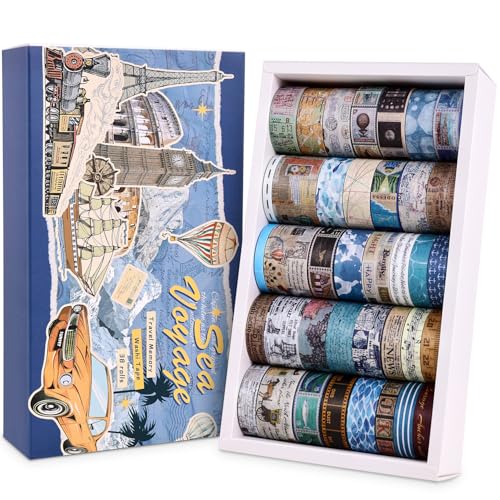 38 Rolls Vintage Washi Tape Set (38 Count)