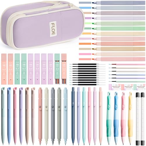 65PCS Aesthetic School Supplies Back to School Supplies Cute Stationary Set (65 Count)