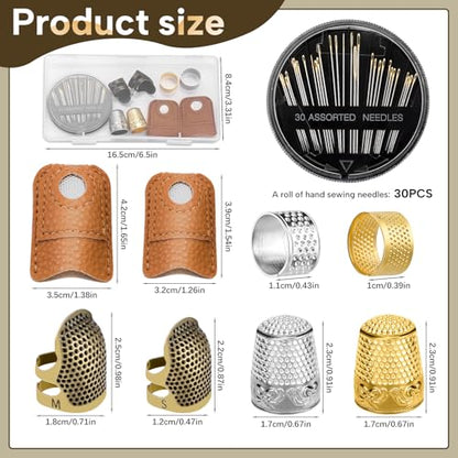 Thimbles for Hand Sewing (8 Count)