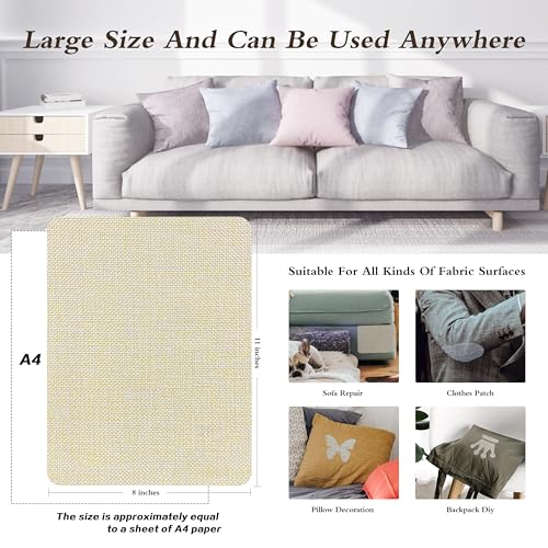 Coarse Linen Repair Patches