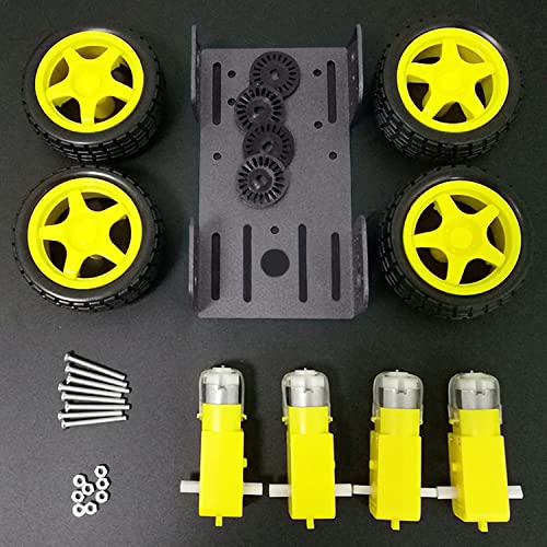 Professional 4WD Robot Smart Car Chassis Kit C101 with Speed Encoder TT Motor