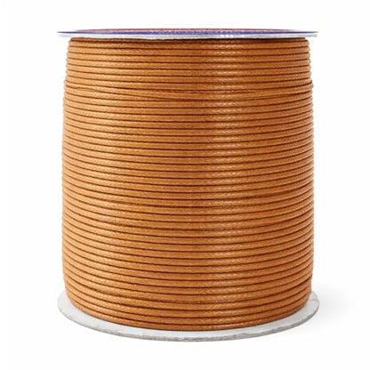 1.5mm Caramel Waxed Cord (327 Foot)