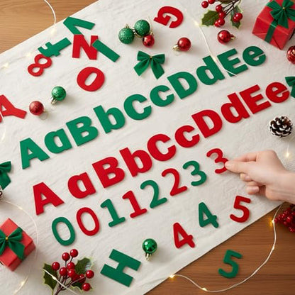 310 Pcs Felt Letter Bulletin Board Self Adhesive Sticker (310 Count)