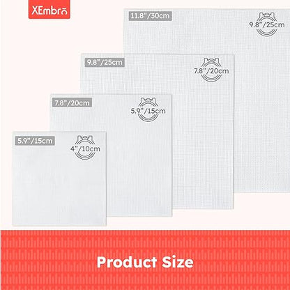 12 PCS Aida Cloth 14 Count