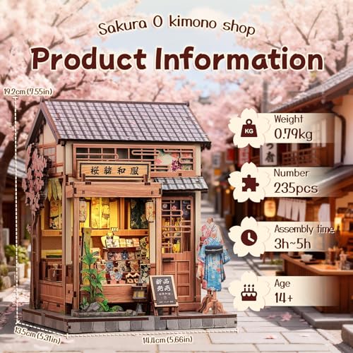 Japanese Book Nook Kit Miniature Store