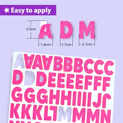 500+ Felt Letter Stickers for Kids Ages 3+
