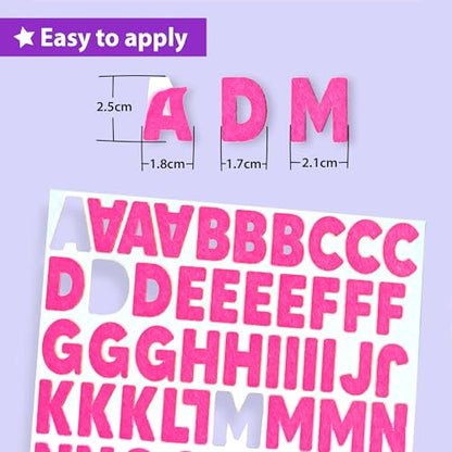 500+ Felt Letter Stickers for Kids Ages 3+