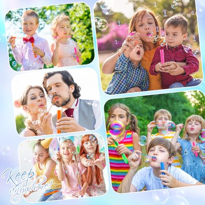 36 Pcs Mini Bubble Wands for Party Favors & Classroom Prizes (36 Count)