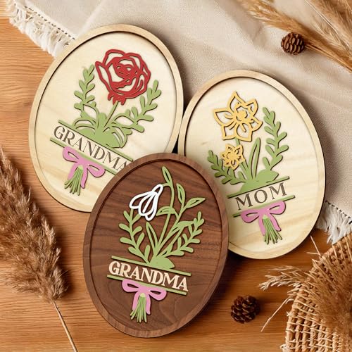 Personalized Birth Month Flower Sign