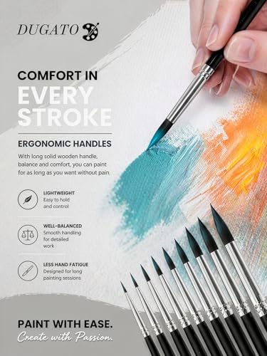 Watercolor Brush Set of 10 (10 Count)