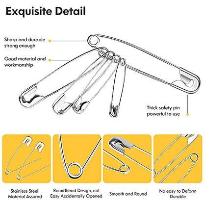 160Pcs Safety Pins (150 Count)