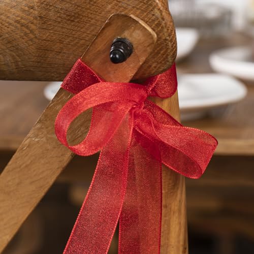 1 Inch Wide Sheer Chiffon Ribbon