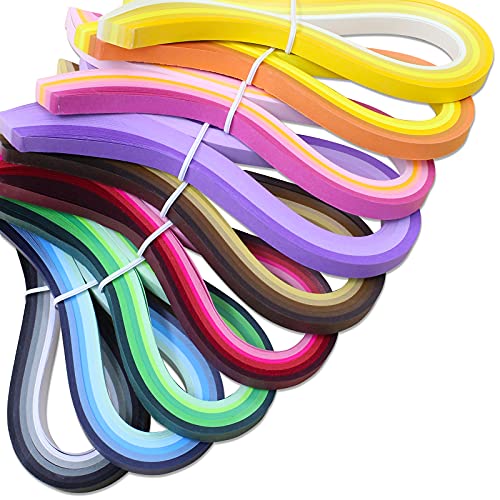 Multi Color Quilling Paper Strips Kits (900 Count)