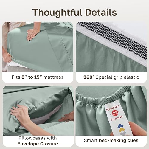 100% Organic Cotton Bed Sheets Queen Size
