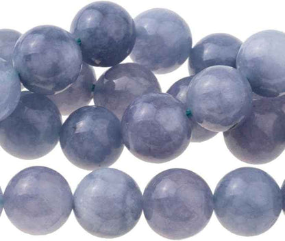 35pcs Adabele Natural Opaque Tanzanite Quartz Healing Gemstone 10mm Round Loose Beads Gem Stone Spacer for DIY Craft Jewelry Making GH1-10