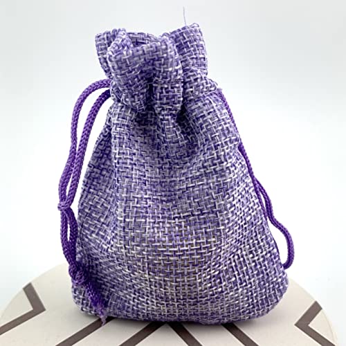 Pack of 25 Burlap Gift Bags with Drawstring Linen Jewelry Pouches Wedding Hessian Jute Bags for Birthday Jewelry and Treat Pouches Party Wedding Favors Gift Art and DIY Craft (25 Count)