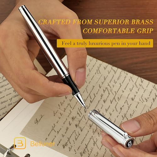 Luxury Silver Rollerball Pen