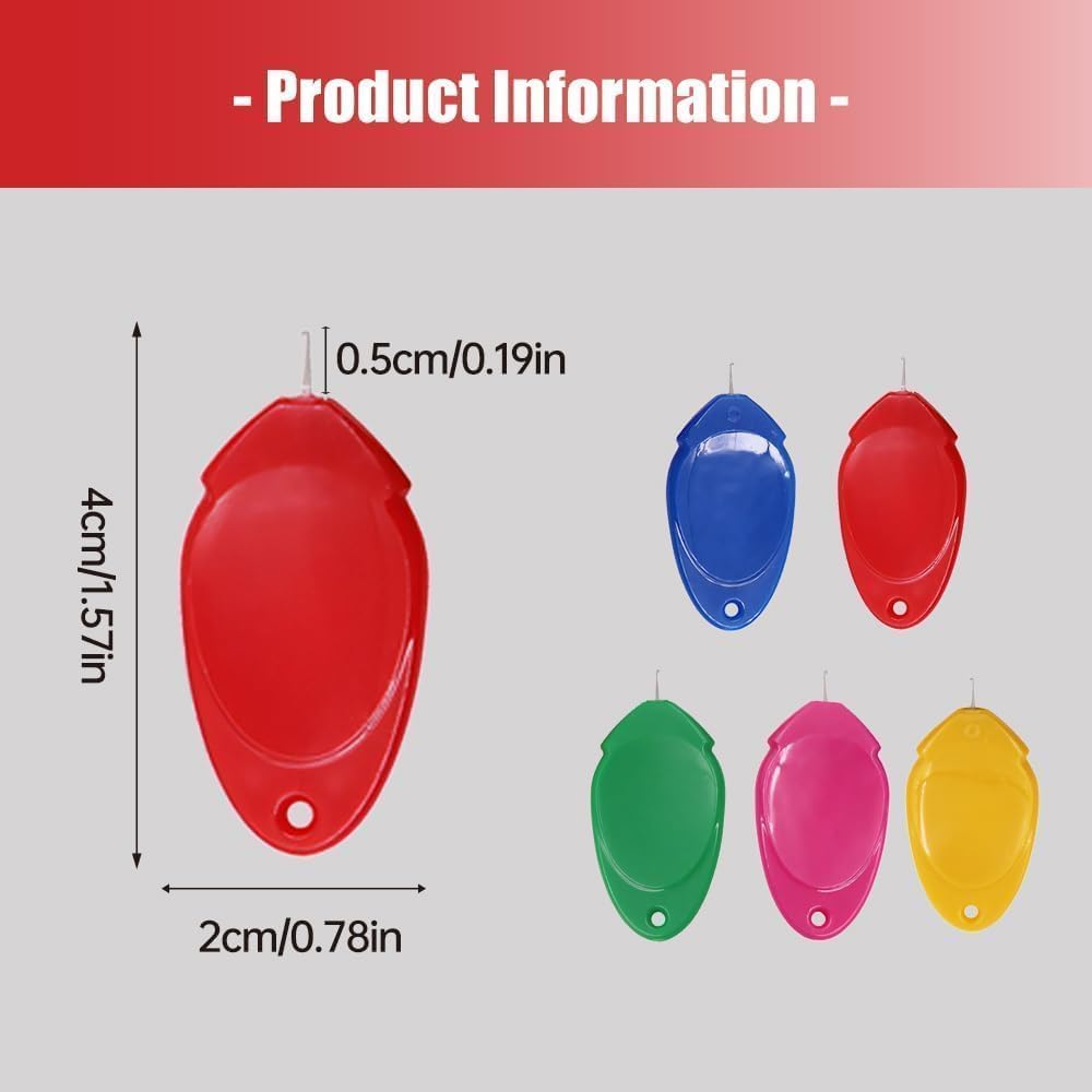 Sewing Machine Needle Threader,2024 New Plastic Needle Threaders,Simple Needle Threader Tool for Hand Sewing,Simple Quick Sewing Machine Needle Threader (Random Color) (20 PCS)