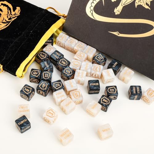 Color MTG Counter Dice Set Keyword Shield Life Counters with Dice Storage Bag for MTG TGG Table Games